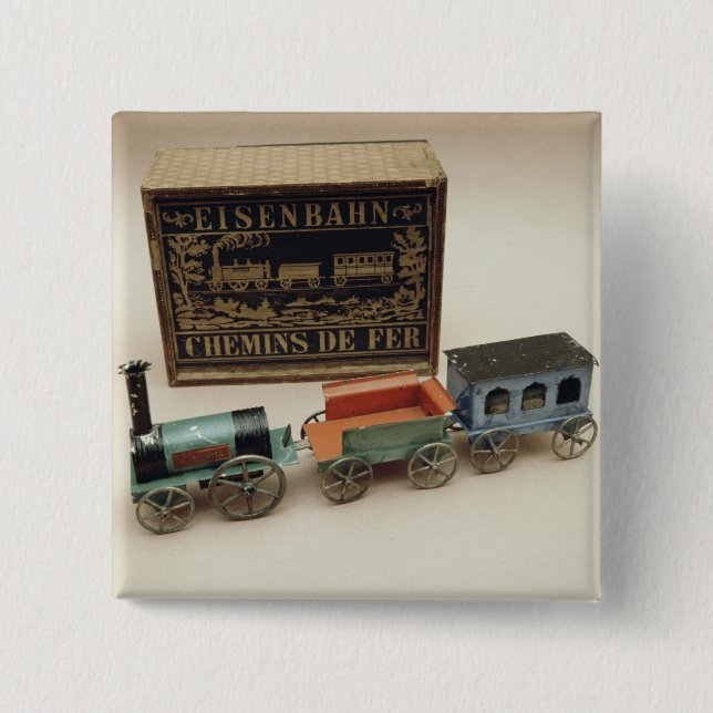 Chapa Cuadrada Ferrocarril modelo, c.1870 (Anverso)