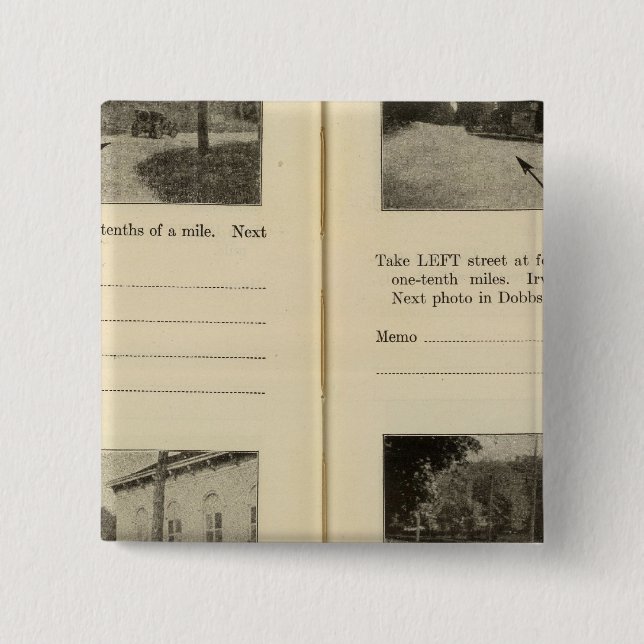 Chapa Cuadrada Ferry Croton Ossining Dobbs (Anverso)