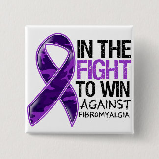 Chapa Cuadrada Fibromialgia - Lucha Para Ganar