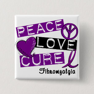 CHAPA CUADRADA FIBROMYALGIA DE LA CURACIÓN DEL AMOR DE LA PAZ