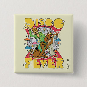 Chapa Cuadrada Fiebre Disco con Scooby y Shaggy