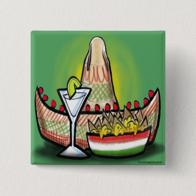 Chapa Cuadrada Fiesta (Anverso)