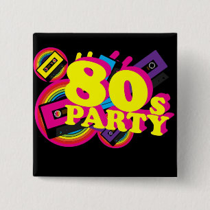 Chapa Cuadrada fiesta 80s
