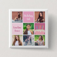 Fiesta de cumpleaños de la Personalizado de Collag