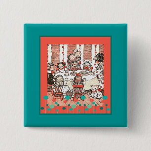 Chapa Cuadrada Fiesta de la muñeca