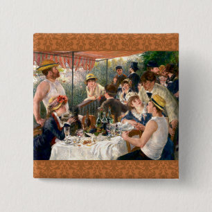 Chapa Cuadrada Fiesta de Renoir French Luncheon Boating