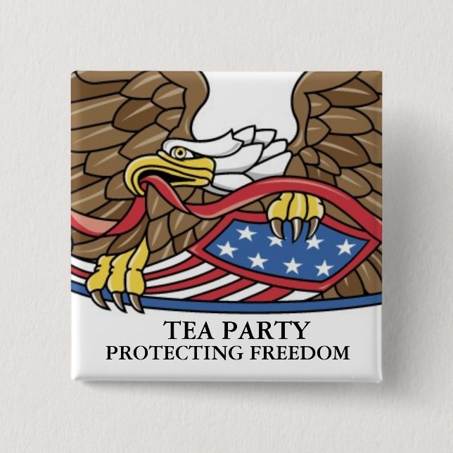 CHAPA CUADRADA FIESTA DEL TÉ (Anverso)