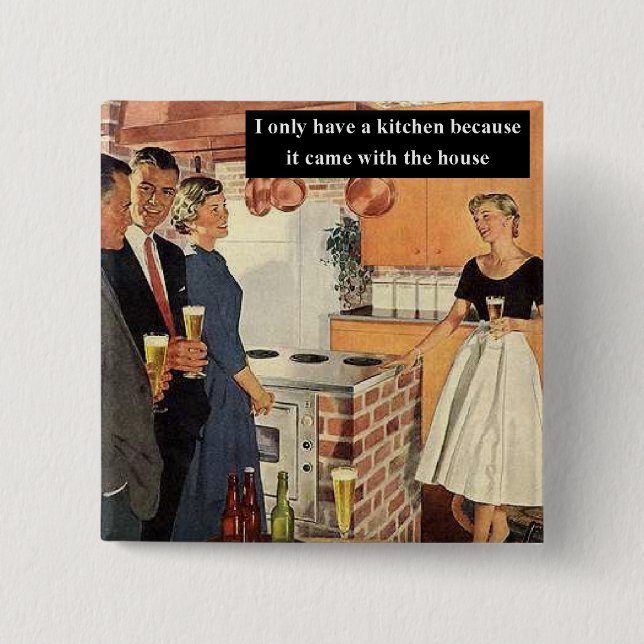 Chapa Cuadrada Fiesta divertida de despedida de soltera / Calenta (Anverso)