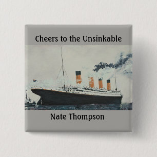 Chapa Cuadrada Fiesta TITANIC