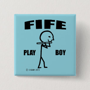Chapa Cuadrada Fife Play Boy