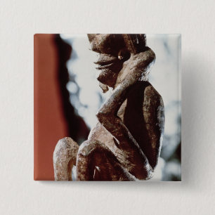 Chapa Cuadrada Figura de Nomali de la tribu de Mende