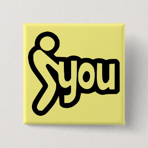 Chapa Cuadrada Figura de palo Que te fastidia #USAPatriotGraphics