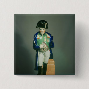 Chapa Cuadrada Figura de Staffordshire de Napoleon Bonaparte