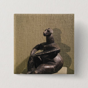Chapa Cuadrada Figura femenina asentada, 3500-2500 A.C.