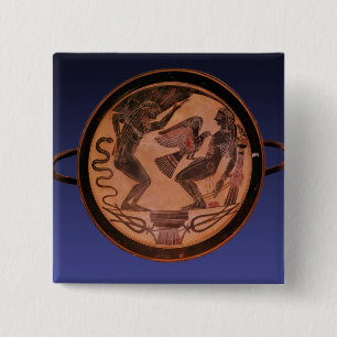 Chapa Cuadrada Figura negra kylix