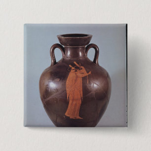 Chapa Cuadrada Figura roja amphora del ático