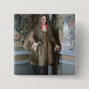 Chapa Cuadrada Figura simulada de un hombre, c.1690 del tablero