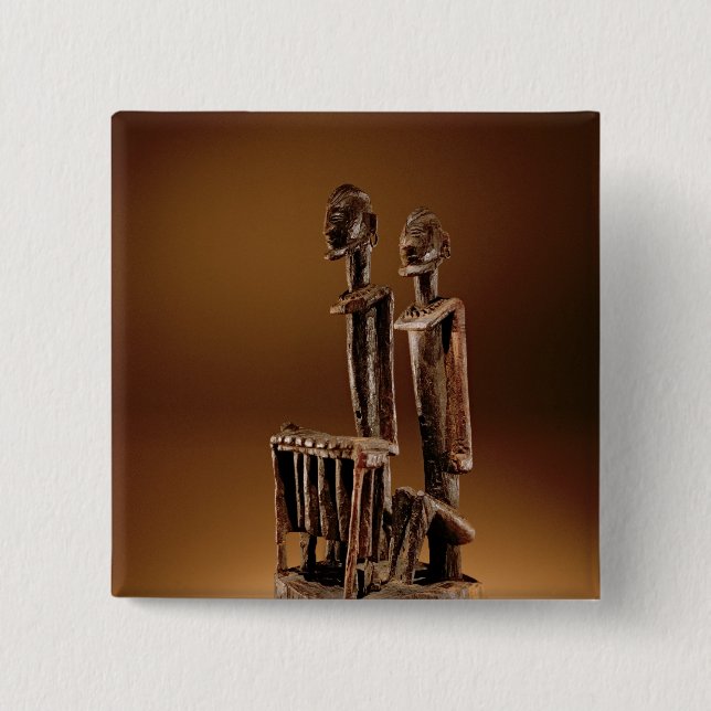 Chapa Cuadrada Figuras con el xilófono (Anverso)