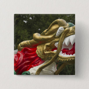 Chapa Cuadrada Figurehead china de botes de dragón, Parque Stanl