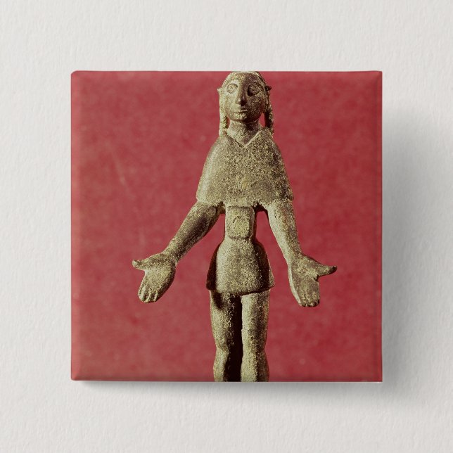 Chapa Cuadrada Figurilla (Anverso)