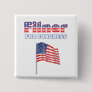 Chapa Cuadrada Filner para el diseño patriótico de la bandera