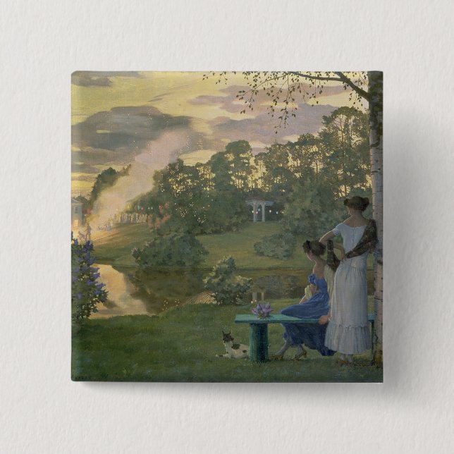 Chapa Cuadrada Fireworks, 1922 (Anverso)