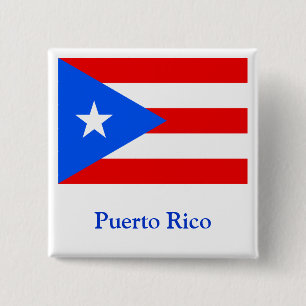Chapa Cuadrada Flag of Puerto Rico