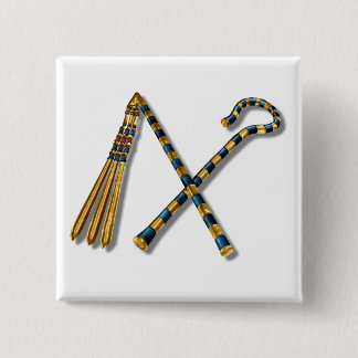 Chapa Cuadrada Flail and Crook de Tutankhamun