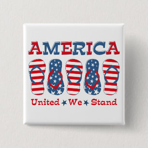 Chapa Cuadrada Flips-flopes América