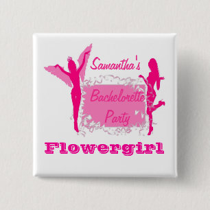 Chapa Cuadrada Flirty bris bachelorette party
