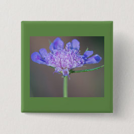 Chapa Cuadrada Flor violeta