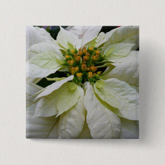 Chapa Cuadrada Floral de feriado de Navidades elegantes de Poinse