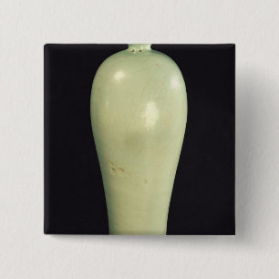 Chapa Cuadrada Florero de junio "Meiping" con un esmalte