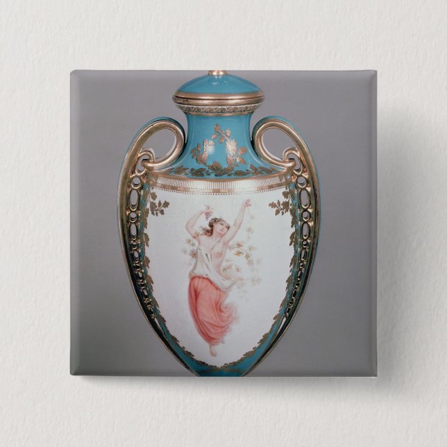 Chapa Cuadrada Florero de Minton, 1862 (Anverso)