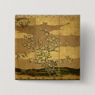 Chapa Cuadrada Flores de camelias