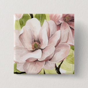 Chapa Cuadrada Flores Rubor Magnolia