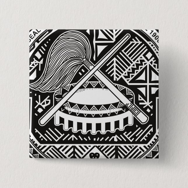 Chapa Cuadrada foca samoa americana (Anverso)