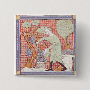 Chapa Cuadrada Fol.59r septiembre: La cosecha