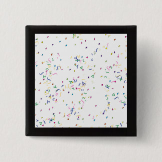 Chapa Cuadrada Fondo blanco confetti