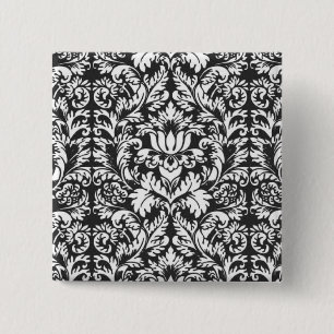Chapa Cuadrada Fondo de escritorio clásico de Damask Lace Brocade