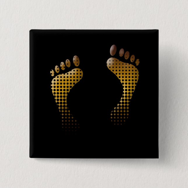 Chapa Cuadrada Footprint (Anverso)