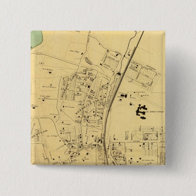 Chapa Cuadrada Fordham (Anverso)