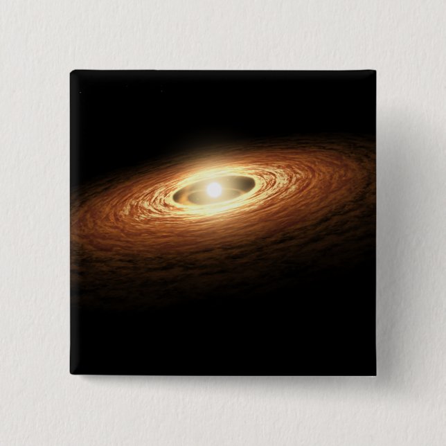 Chapa Cuadrada Formación de cristal de silicato (Anverso)