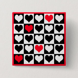 Chapa Cuadrada Formas de corazón