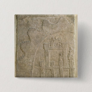 Chapa Cuadrada Fortaleza bajo cerco, de Nimrud, Iraq