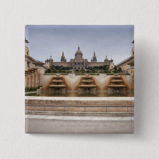 Chapa Cuadrada Fortaleza de Montjuc (Anverso)