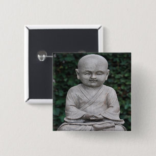 Chapa Cuadrada Foto de la estatua de Buda mediadora