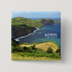 Chapa Cuadrada Foto de las Islas Azores, Portugal