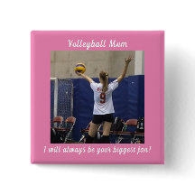 Foto de mamá de voleibol rosa