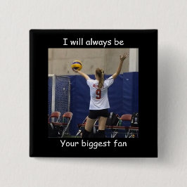 Chapa Cuadrada Foto del mayor Personalizado de fans